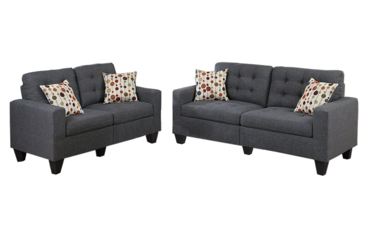 contemporary living room furniture amia 2 piece living room set XEGBMYY
