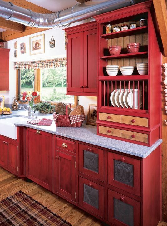 country kitchen decor country kitchen. love the color! LZWCJPS