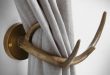 curtain tie backs the antler curtain tiebacks are a set of artificial deer antlers that are TYEWQJI