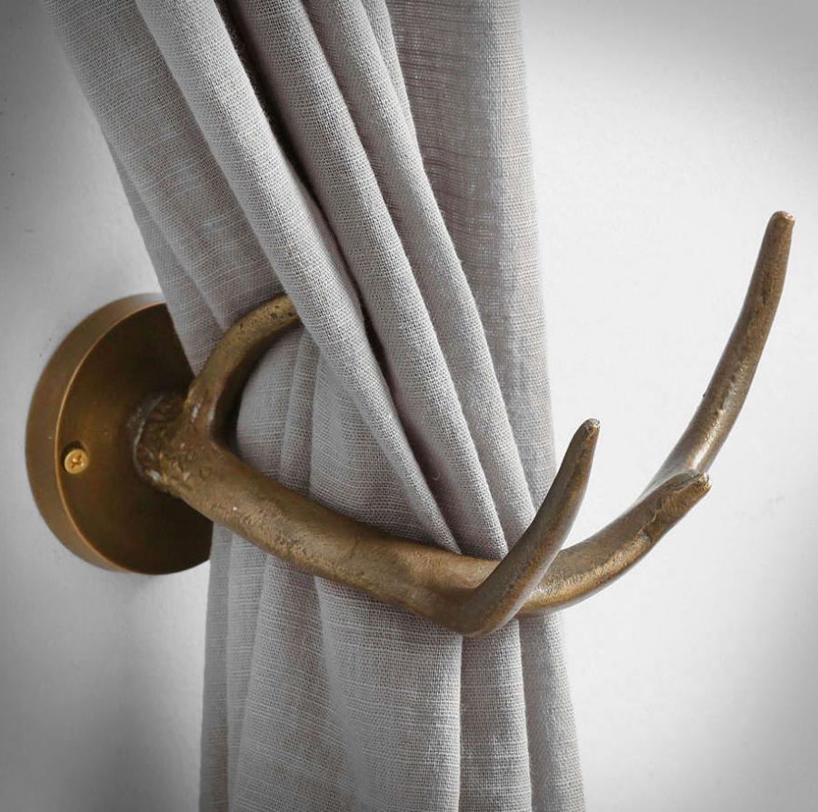 curtain tie backs the antler curtain tiebacks are a set of artificial deer antlers that are TYEWQJI