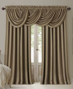 curtains with valance complete the look of your elrene all seasons window panel collection window UZYWVUT