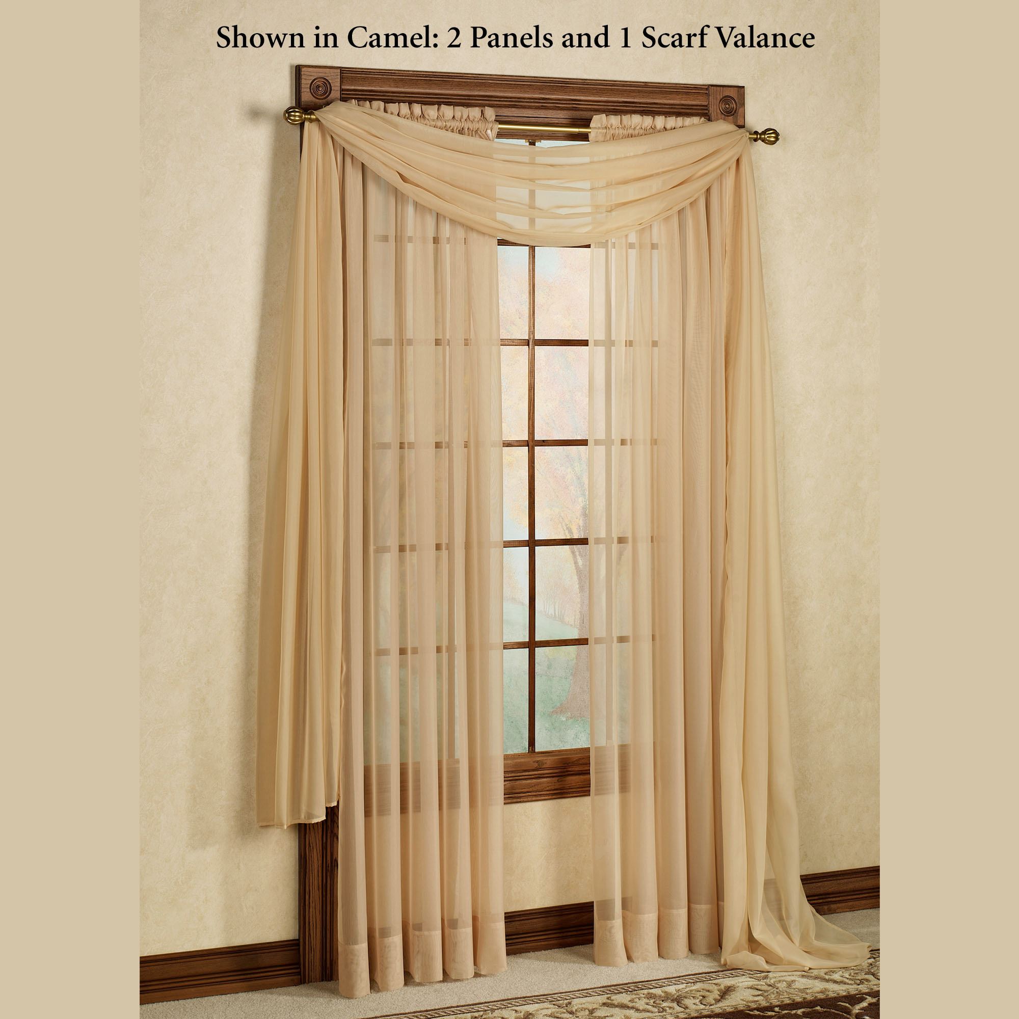 curtains with valance elegance sheer window treatments JNLJMJH