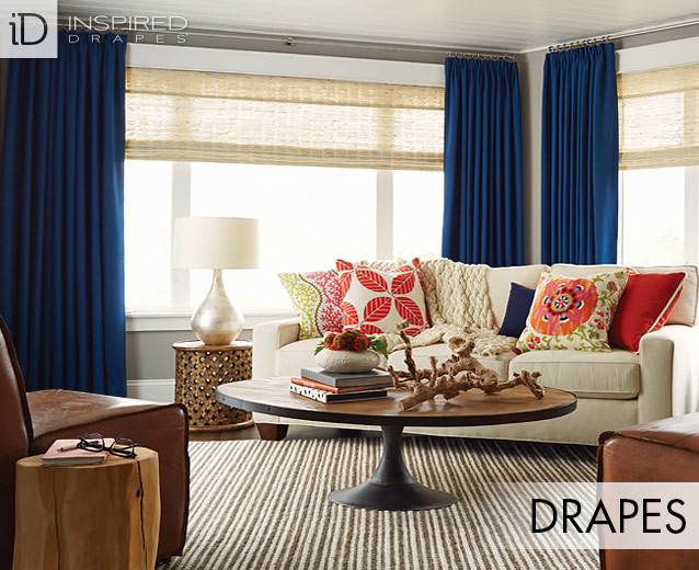 custom drapes custom curtains and drapes | budget blinds LJWLUEG