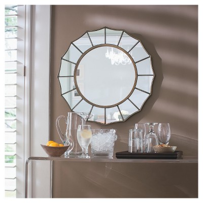 decorative wall mirrors round decorative wall mirror - threshold™ ZJAEXSL