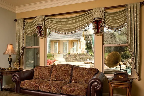 Best curtain designs by using the draperies