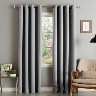 drapes and curtains aurora home thermal insulated blackout grommet top curtain panel pair HJKZEBM