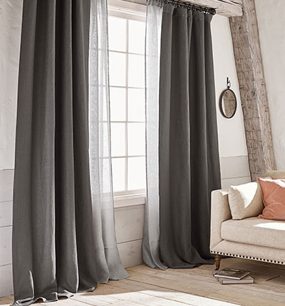 drapes and curtains belgian flax linen collection KOQVWTT