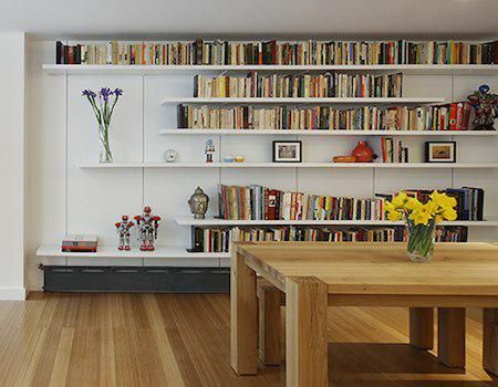 floating bookshelves i like the irregular shelves - practical not only for flower vases but HLYNWQC