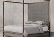 four poster bed montrose tufted high panel four-poster bed AHYLRVH