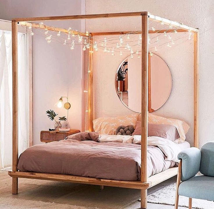 four poster bed shop eva wooden canopy bed at urban outfitters today. we carry all the CQXTWTR