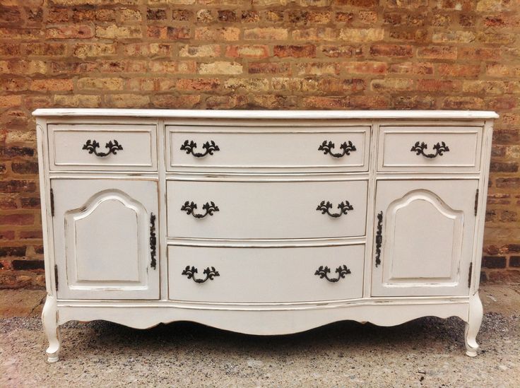 french provincial furniture vintage french provincial buffet in heavy cream by minthome ZSQQMHH