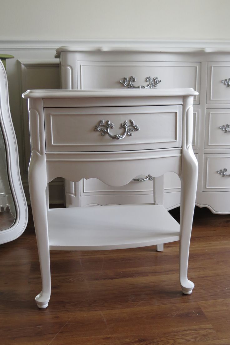 french provincial furniture white french provincial nightstand LGZLIOB