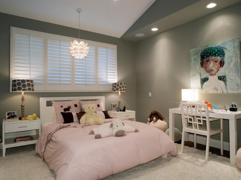 girls bedroom decor kids bedroom ideas | hgtv MIPQIWK