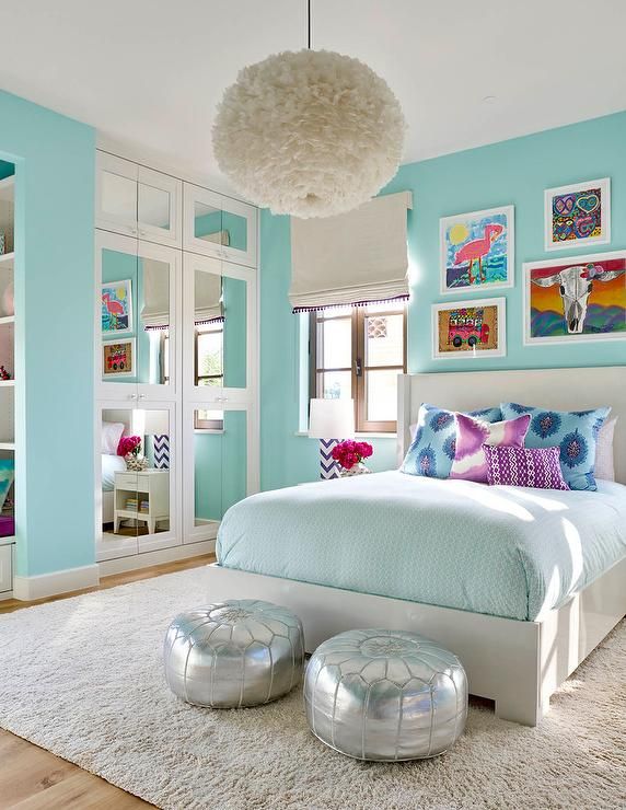 girls bedrooms 15 best images about turquoise room decorations. teenage girl bedroom ... SFBLWFG