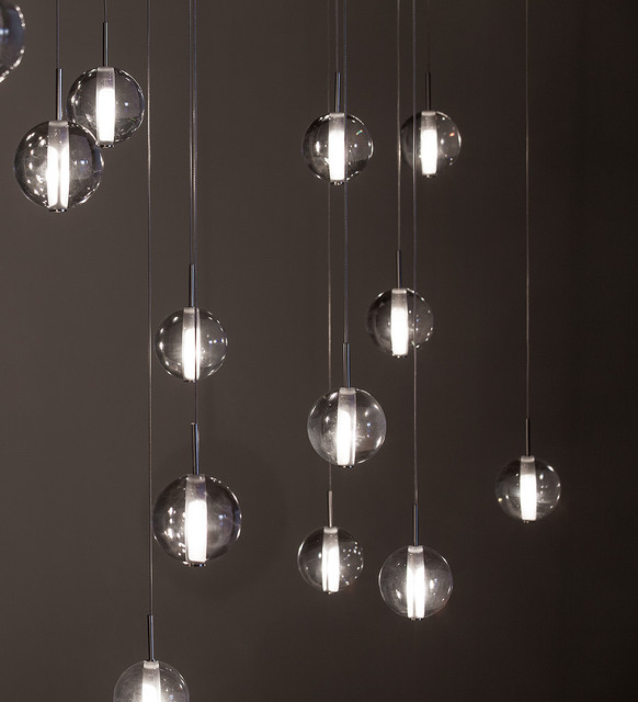 globe suspensions - modern lighting by premiere contemporary-living-room POALKML