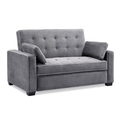 gray full convertible sofa bed - augustine TEILJAX
