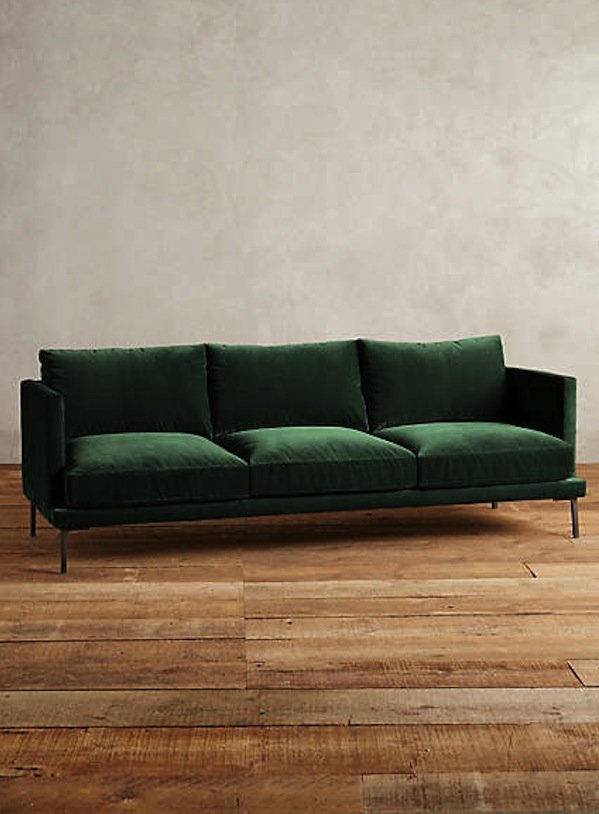 green sofa green velvet sofas URNCYDL