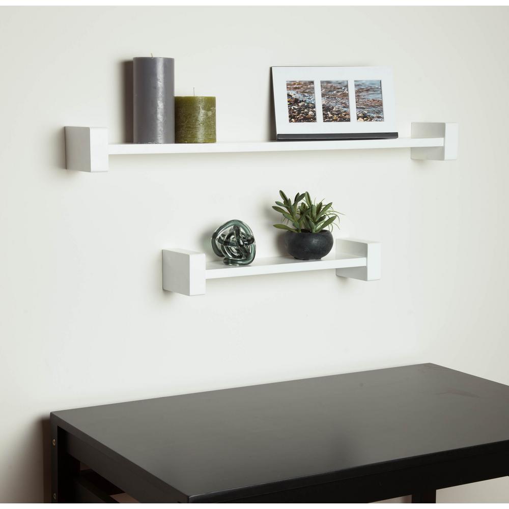 h-shape white wall shelf decorative shelf PVTXSNM
