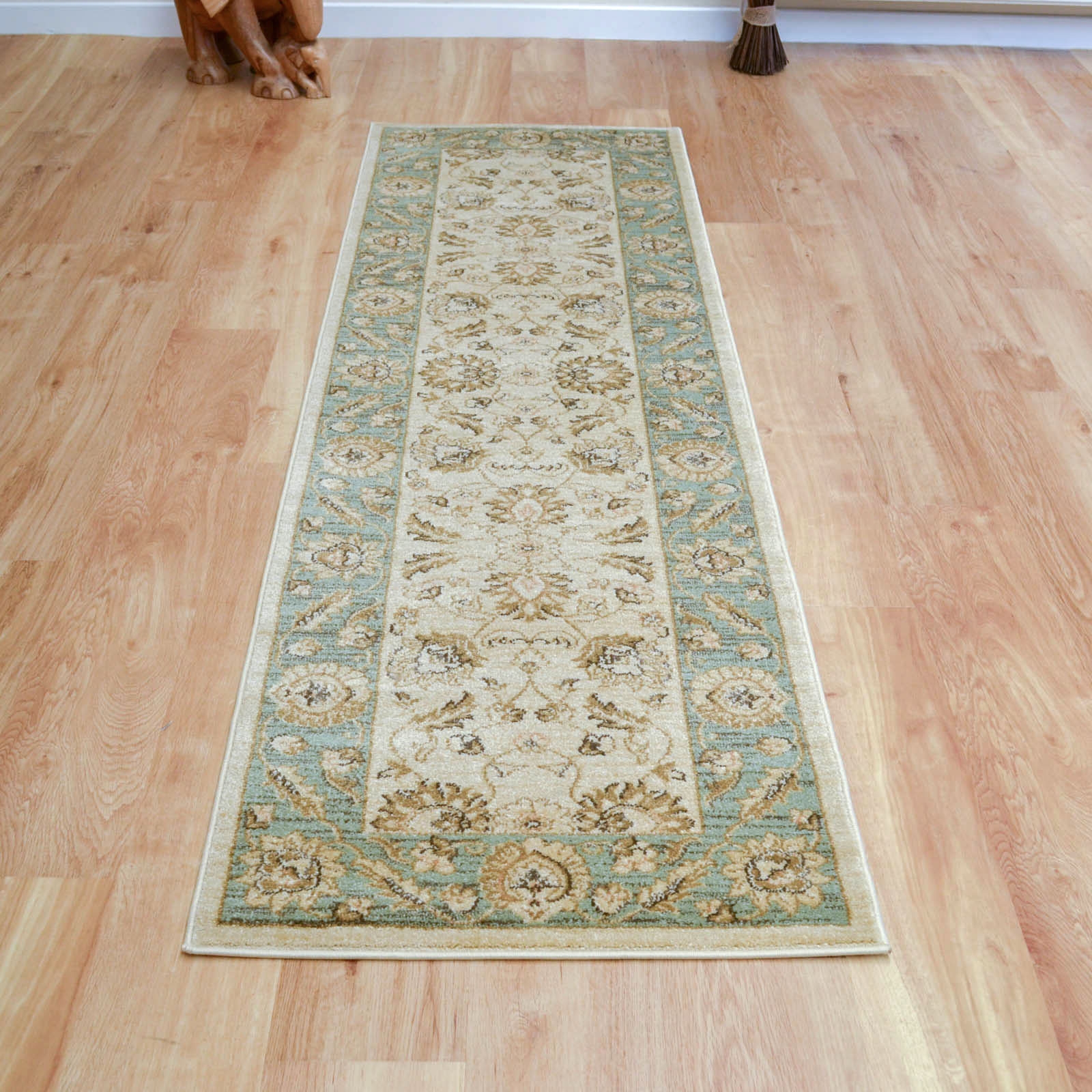 hall runners ziegler hallway runner 7709 in cream and green free uk delivery in hall CVQLXQW