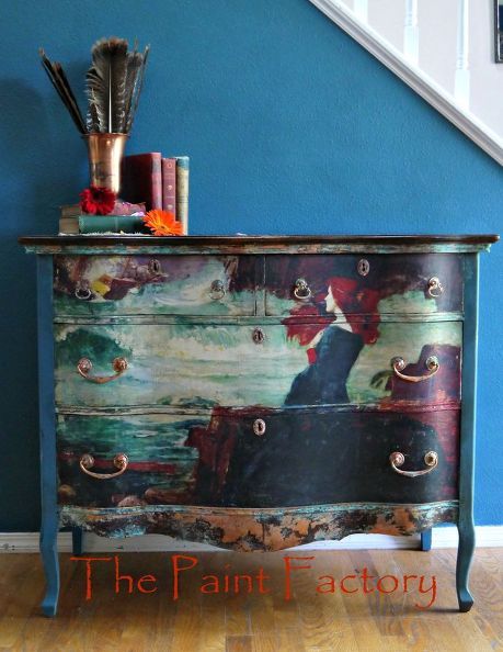 hand painted furniture exquisite hand painted dresser - stunning! great idea for a furniture  makeover! YMRDQVJ