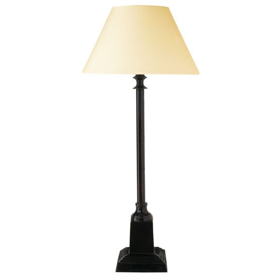 hera column bedside lamp, small - black HAZPZYD