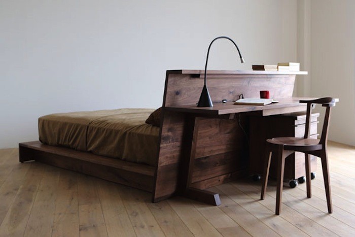 japanese furniture above: the caramella bed is made of walnut and detailed with a long QSPWFYJ
