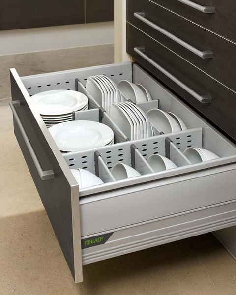 kitchen drawers simple dishes organizer works really well. OPSOXTK