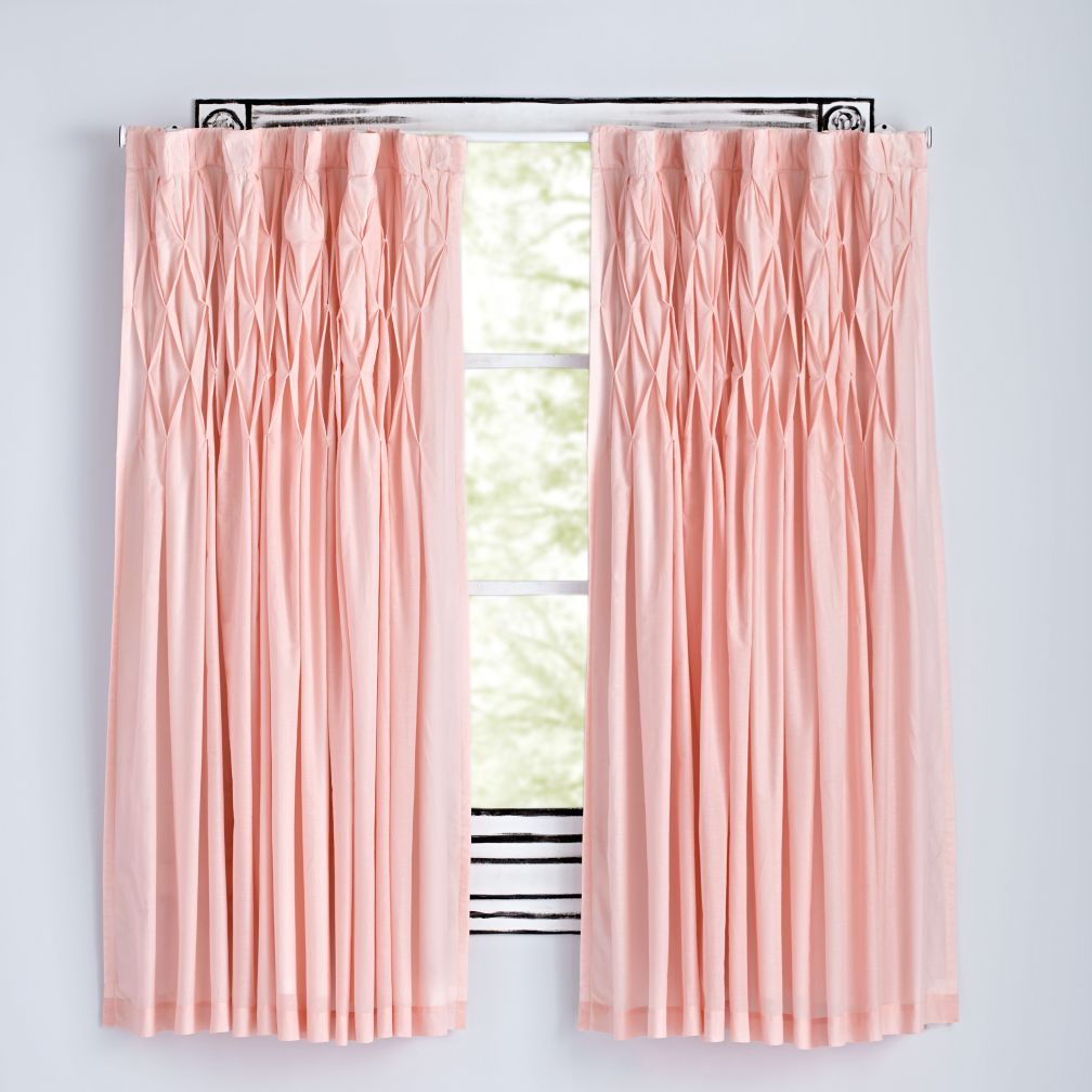 modern chic pink curtains | the land of nod ZDYDTLG