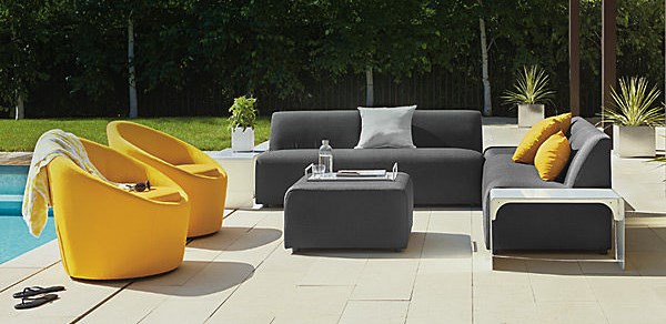 modern outdoor furniture modern of colorful patio furniture craigslist near white table on tile  flooring UTVPGWW