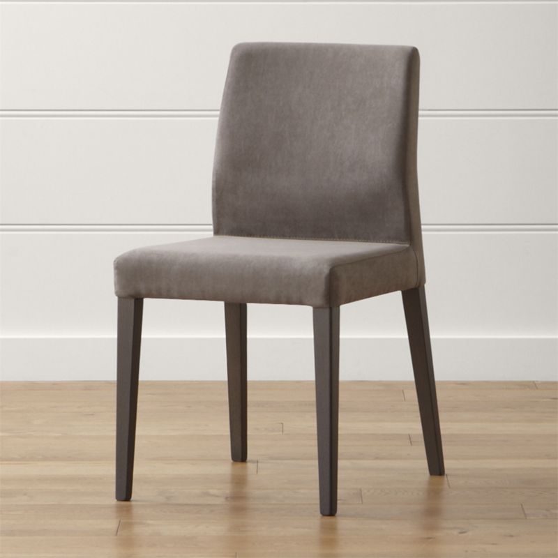 monterey charcoal dining chair | crate and barrel EKTJQVI