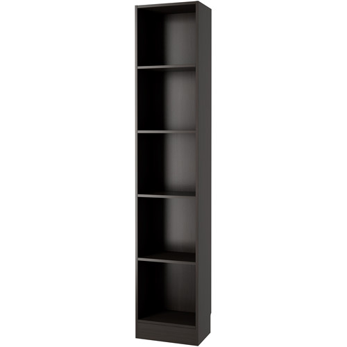 narrow bookcase element tall narrow 5-shelf bookcase PNLWXSK