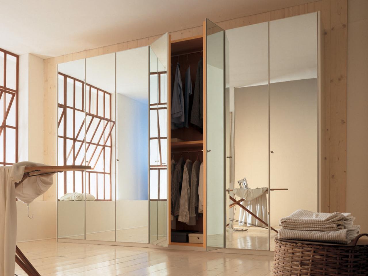 options for mirrored closet doors | hgtv FBUIPTO