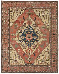 oriental rug left image: silk tabriz persian rug with a predominantly curvilinear  design. right TMJMLDT