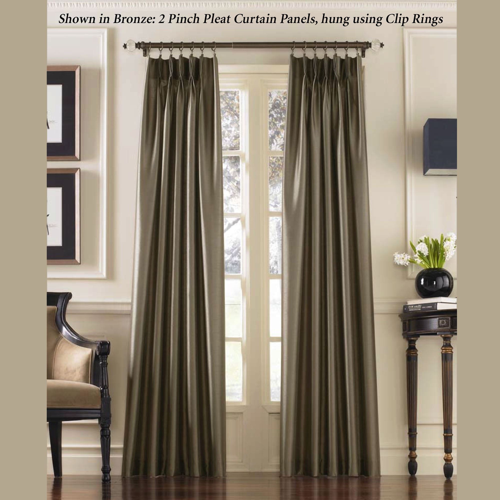 Stunning Pinch Pleat Drapes For Your House