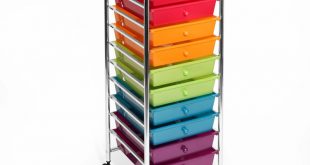 plastic storage drawers 10-drawer storage chest MCHIGDY