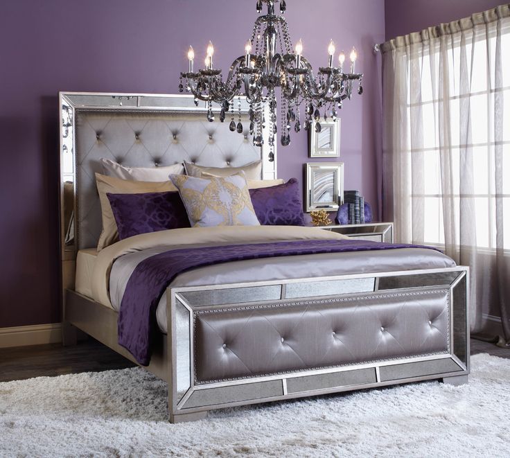 Purple Bedroom Brings calmness and Love to Your Temper