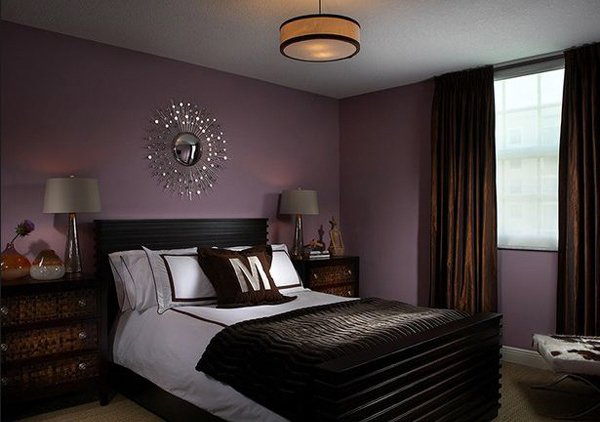 purple bedroom transitional QCVZNNU