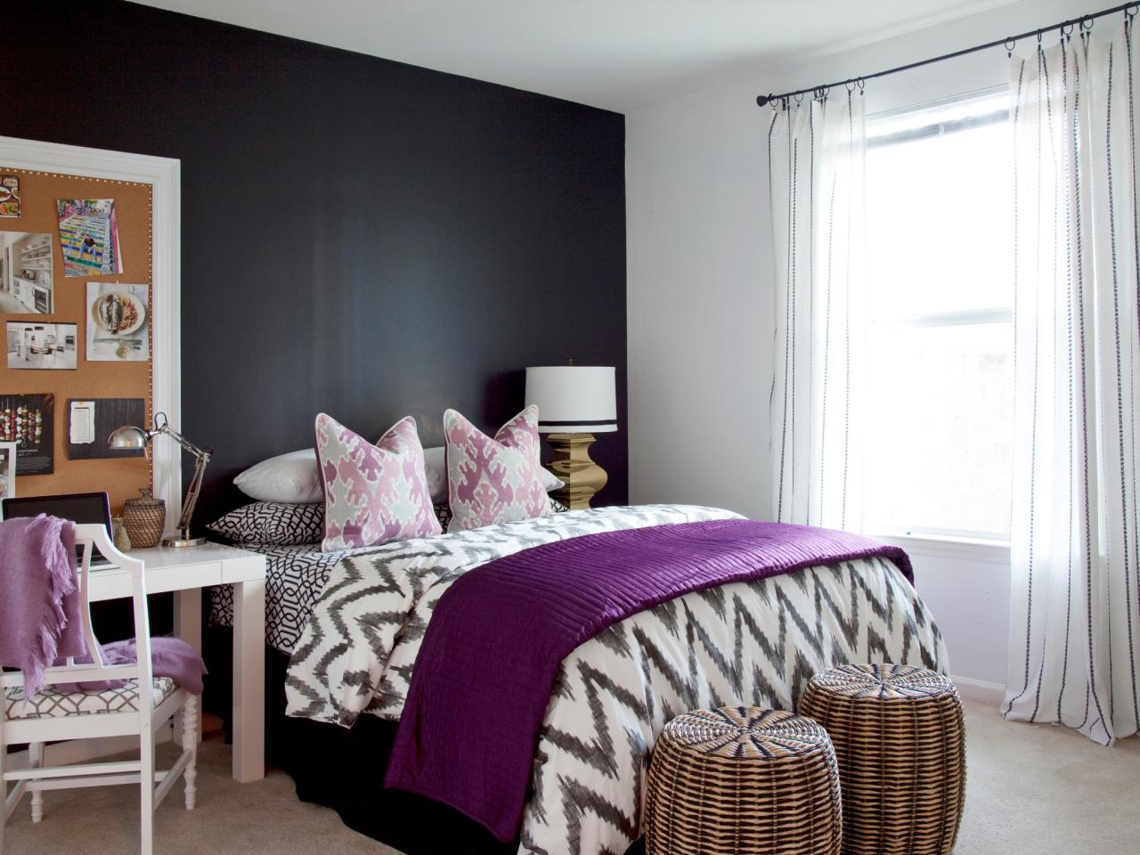purple bedrooms amethyst color palette AIGSTHF