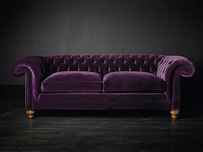 purple sofa 12 beautiful velvet sofa designs for every home style LSVPHSI