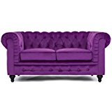 purple sofa classic modern scroll arm velvet large love seat sofa in colors purple, BHVRBVL