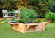 raised bed garden how to build a raised bed with benches - bonnie plants BJUIAGA