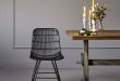 rattan dining chairs rattan dining chair in black OYRWGNP