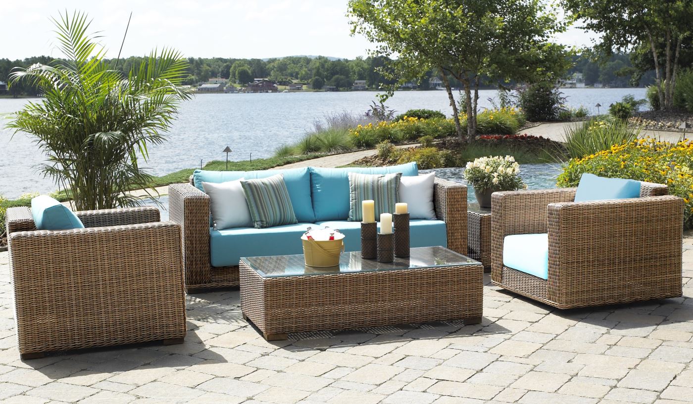 rattan outdoor furniture outdoor patio wicker furniture | santa barbara HXILWSA