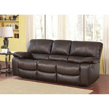 riley top-grain leather reclining sofa VYFNUWG