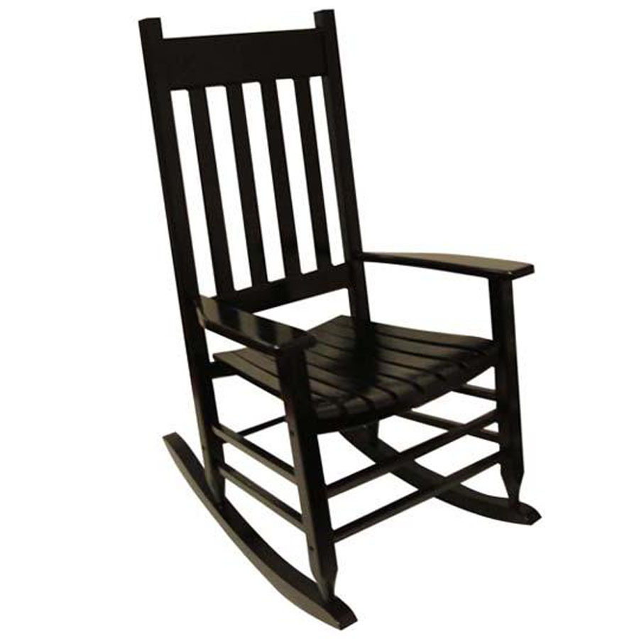 rocking chairs garden treasures black patio rocking chair RKHAMCG