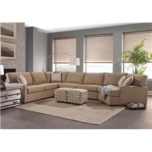 sectional furniture belfort essentials eliot sectional sofa RJYHBUM
