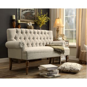 settees buxton tufted upholstered sofa/settee RKAWUFS