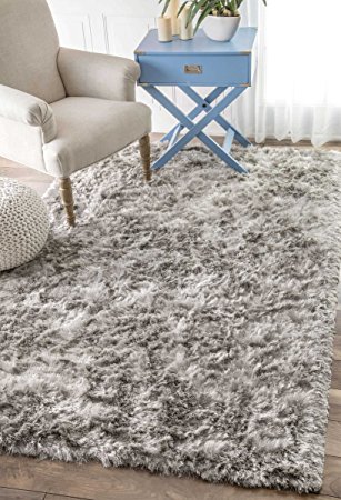 shag area rugs nuloom handmade soft and plush silken solid shag area rug, ... EPUTCIN