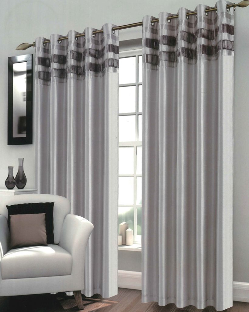 Silver Curtains Spread Silver Hues in the Room goodworksfurniture