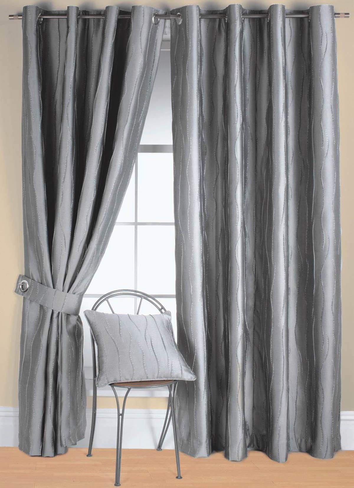 silver curtains spread silver hues in the room - goodworksfurniture NWMCVCF